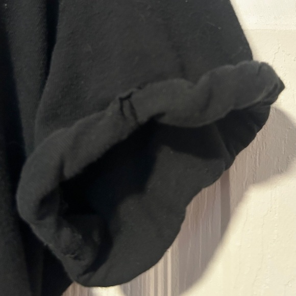 🖤 Wild Fable Cropped Raw Hem Tee Size L - Picture 6 of 7